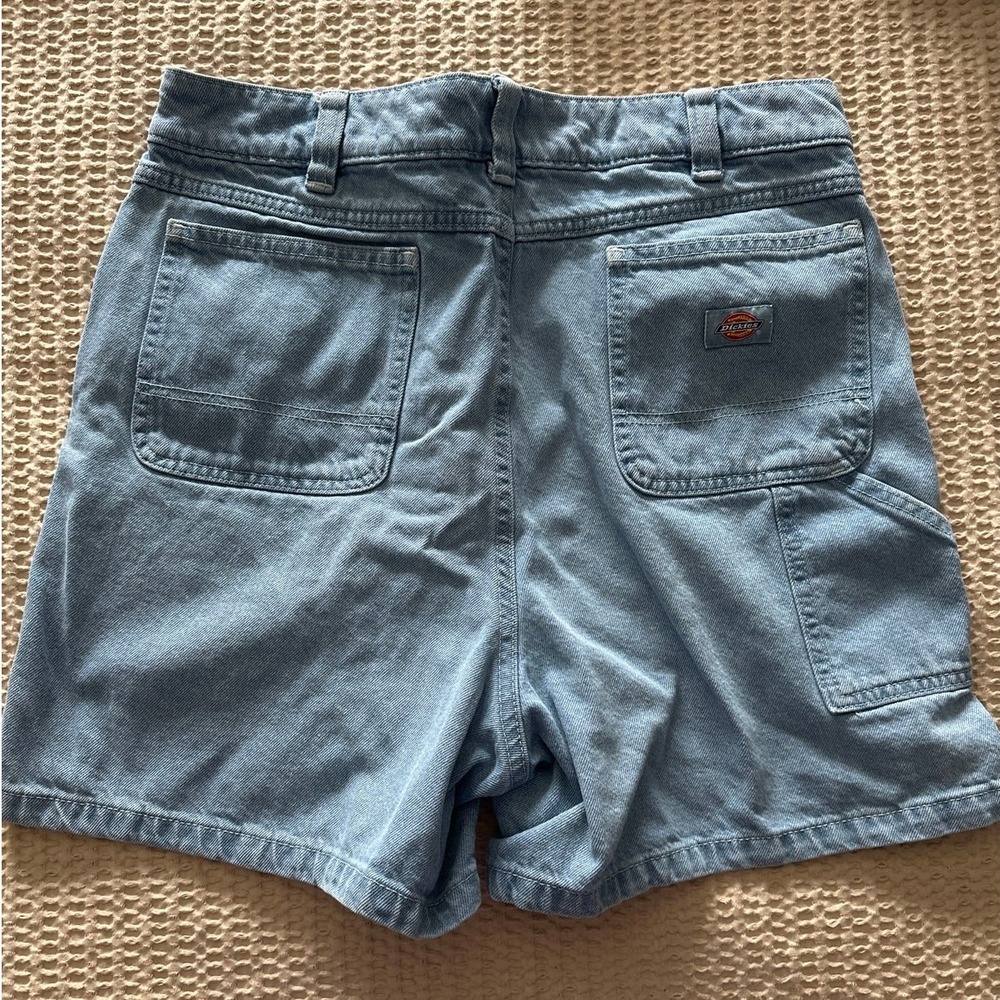 Vintage‎ Dickies Light Wash Denim Carpenter Shorts - Size W32